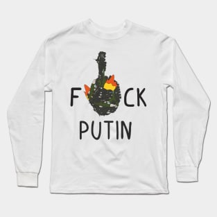 Fuck Putin Long Sleeve T-Shirt